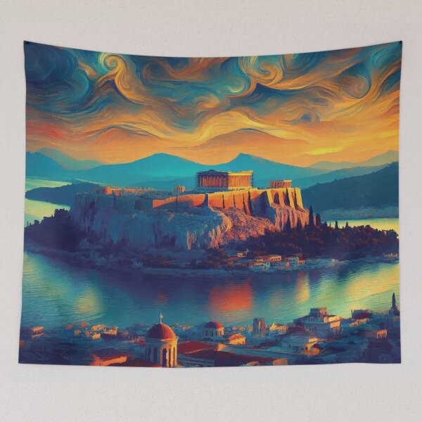 Item preview, The Acropolis at Sunset designed and sold by badguyduh.