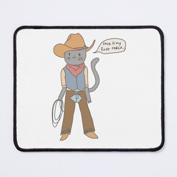 Item preview, Cowboy Cat - This is My First Rodeo designed and sold by marnilauren.