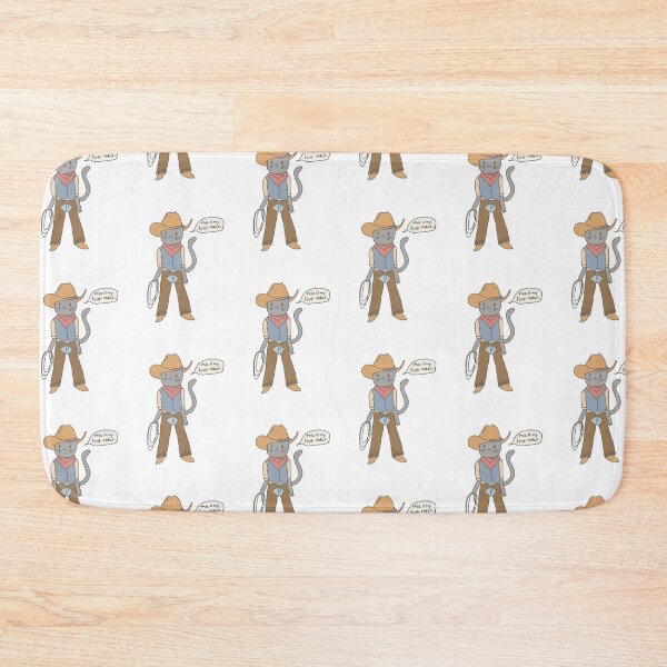 Item preview, Cowboy Cat - This is My First Rodeo designed and sold by marnilauren.