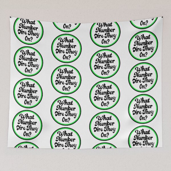 Item preview, What Number Are They On? Green designed and sold by Fancyc.