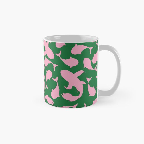 Item preview, Pink and Green Swimming Koi Fish designed and sold by BayhillStudio.
