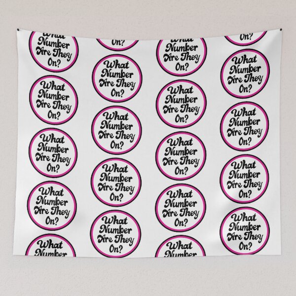 Item preview, What Number Are They On? Pink designed and sold by Fancyc.