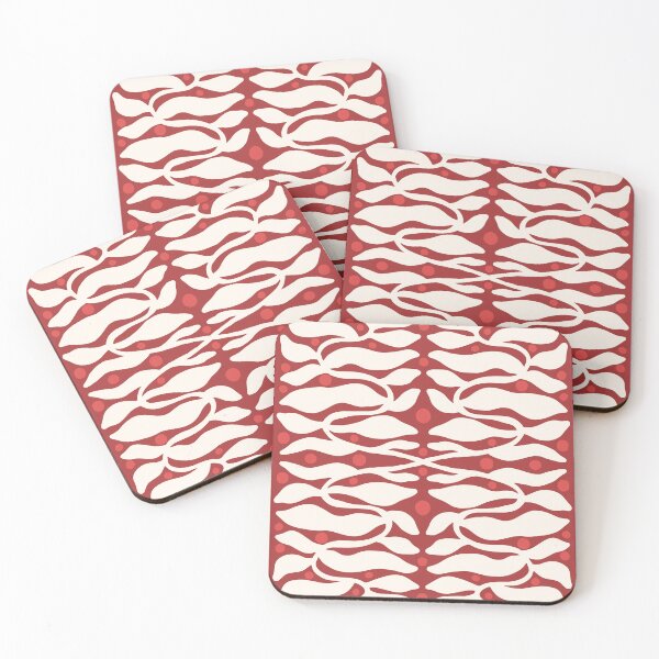 Item preview, Abstract Christmas Design in Red and White designed and sold by PrancingPumpkin.