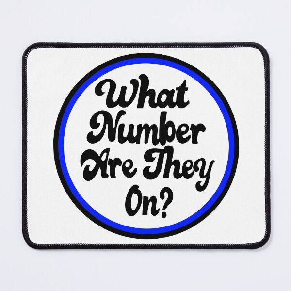 Item preview, Copy of What Number Are They On? Blue designed and sold by Fancyc.