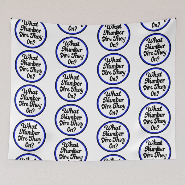 Item preview, Copy of What Number Are They On? Blue designed and sold by Fancyc.