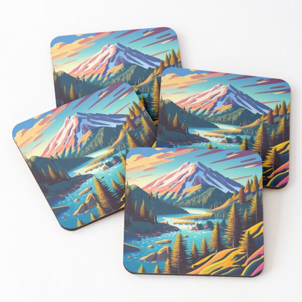 Item preview,  Oregon Mountain, River, And Trees designed and sold by OregonsOwn.