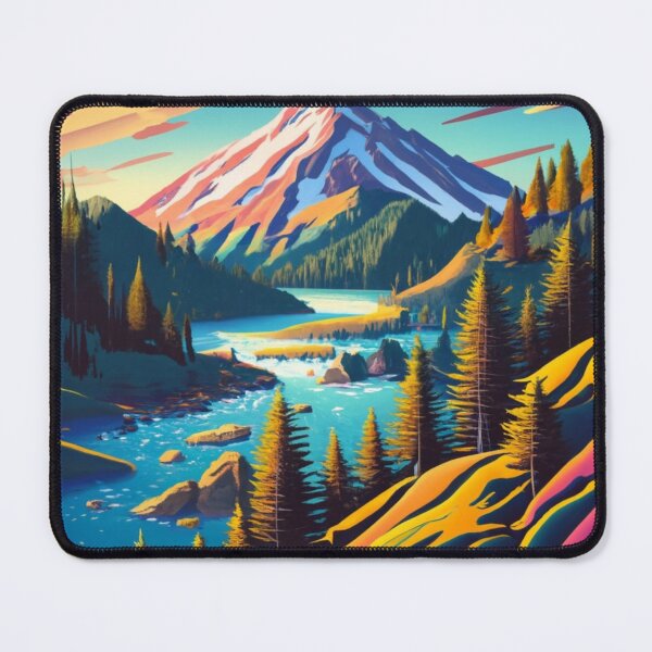 Item preview, Oregon Mountain, River, And Trees designed and sold by OregonsOwn.
