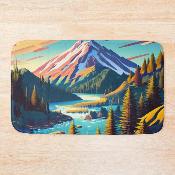 Item preview,  Oregon Mountain, River, And Trees designed and sold by OregonsOwn.