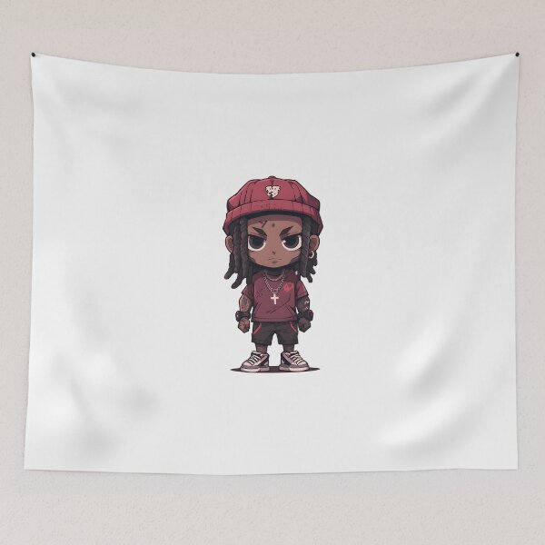 Item preview, Lil Wayne cartoon design designed and sold by Ragil-Studio.
