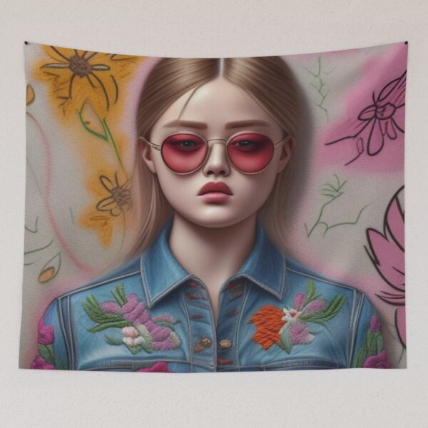 Item preview, Floral fashion print  designed and sold by Roxburylane.