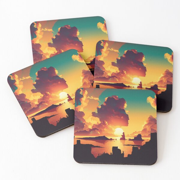 Item preview, Easter Island at Sunset designed and sold by badguyduh.