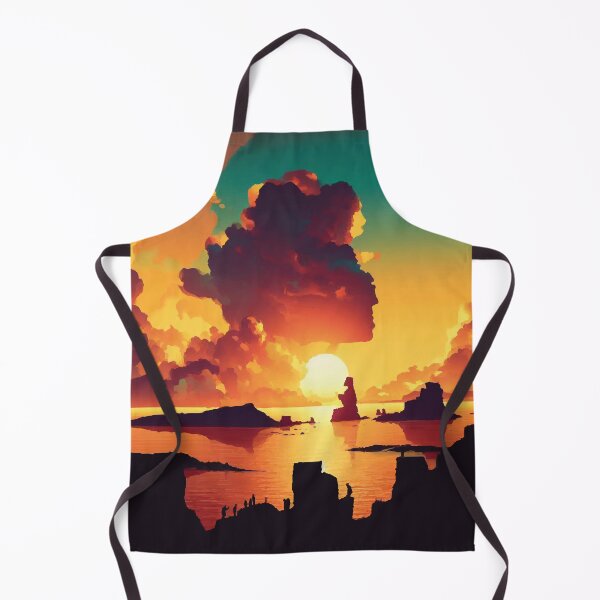 Item preview, Easter Island at Sunset designed and sold by badguyduh.