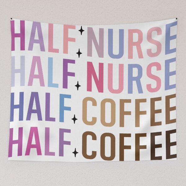 Artikelvorschau, Halb Krankenschwester, halb Kaffee entworfen und verkauft von Herlin23.