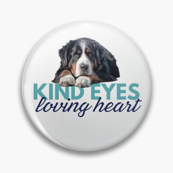 Item preview, Bernese Mountain Dog - Kind Eyes Loving Heart design for bernedoodle and pet lovers designed and sold by TheVirtualSpace.