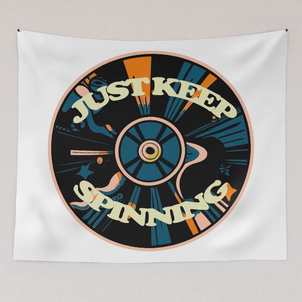 Item preview, Just Keep spinning- Vinyl designed and sold by Ivanc2814.