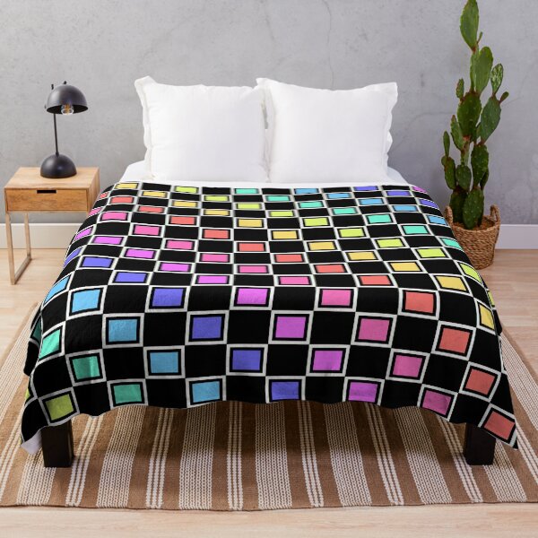 Item preview, Retro Rainbow Checkers designed and sold by BeJolley.