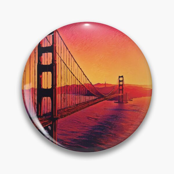 Item preview, Golden Gate Bridge at Sunset designed and sold by badguyduh.