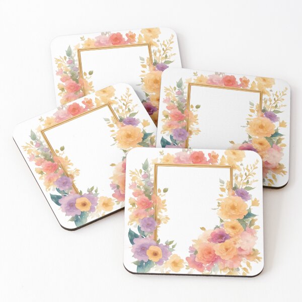 Item preview, Yellow and purple flower frame designed and sold by Jayjaynaenae.