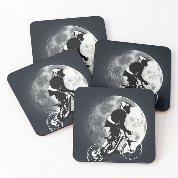 Item preview, Chasing the Moon - Mountain Bike Rider designed and sold by NaturePrints.