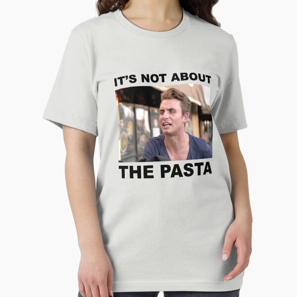 Vista previa del artículo con la obra «¡NO ES SOBRE LA PASTA!», diseñado y vendido por le le.