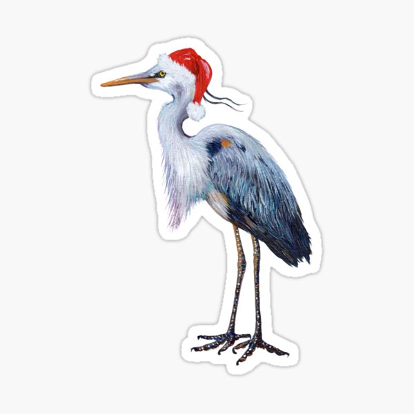 Item preview, Christmas Great Heron Bird designed and sold by Roy & Tiffany.
