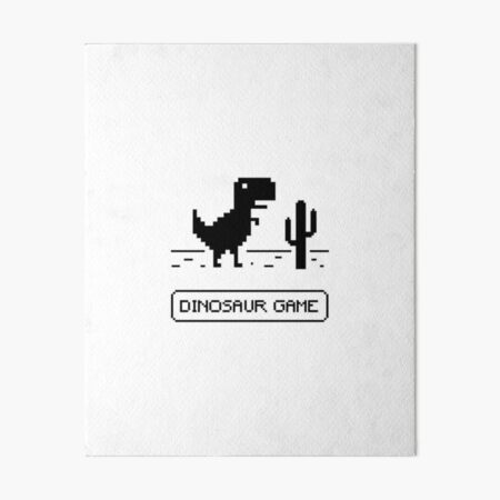 Google Dinosaur Game Wall Art for Sale