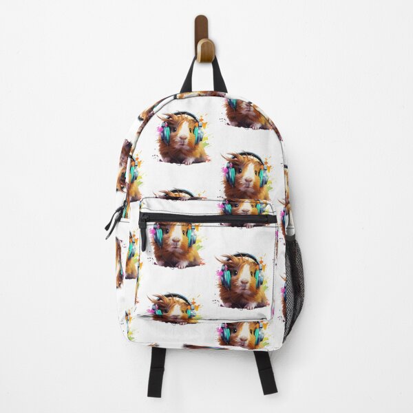 Item preview, Watercolor Headphones Funny Guinea Pig designed and sold by ArtFromBeyond.