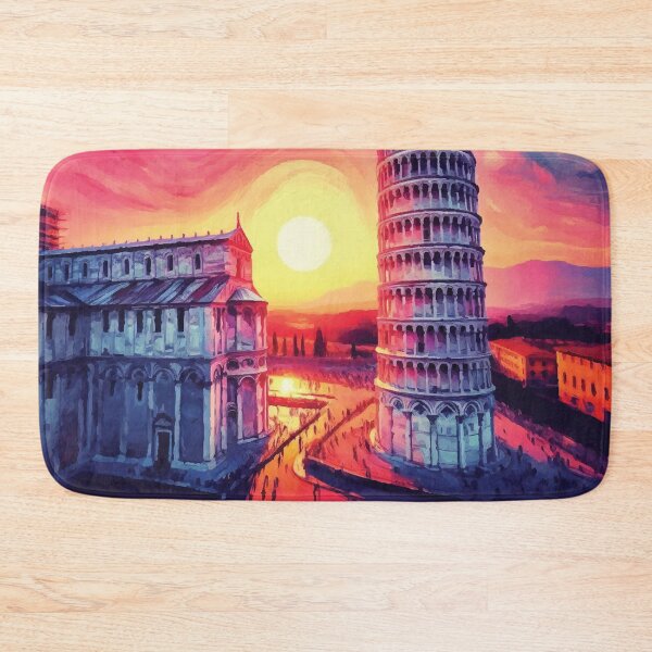 Item preview, Leaning Tower of Pisa at Sunset designed and sold by badguyduh.