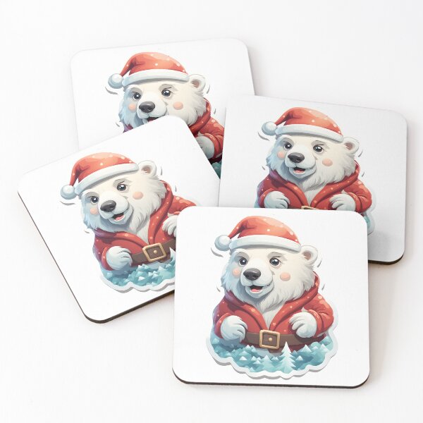 Item preview, Polar bear santa claus designed and sold by Gabriel0x.