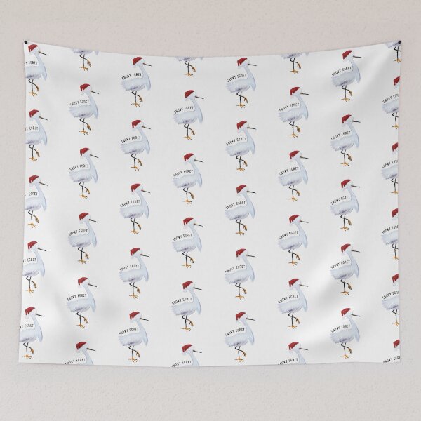Item preview, Snowy Egret Bird designed and sold by Roy & Tiffany.