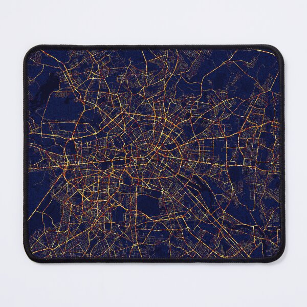 Item preview, Berlin, Germany Map -  City At Night designed and sold by deMAP.