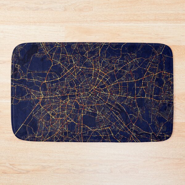 Item preview, Berlin, Germany Map -  City At Night designed and sold by deMAP.