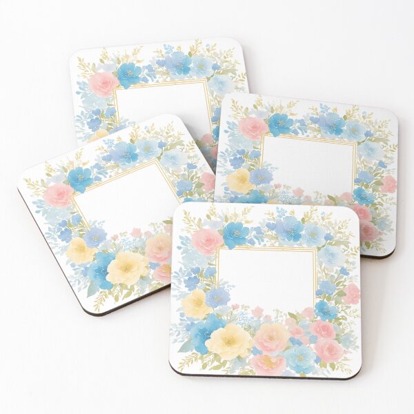 Item preview, Blue flower frame designed and sold by Jayjaynaenae.