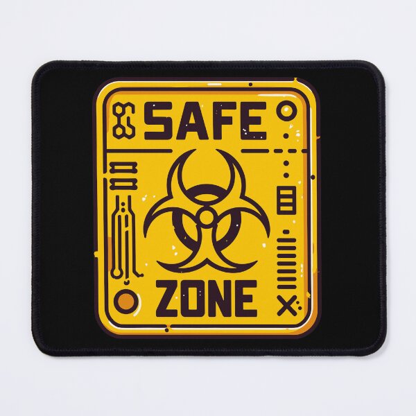 Item preview, Biohazard Safe zone Sign designed and sold by TomFrontierArt.