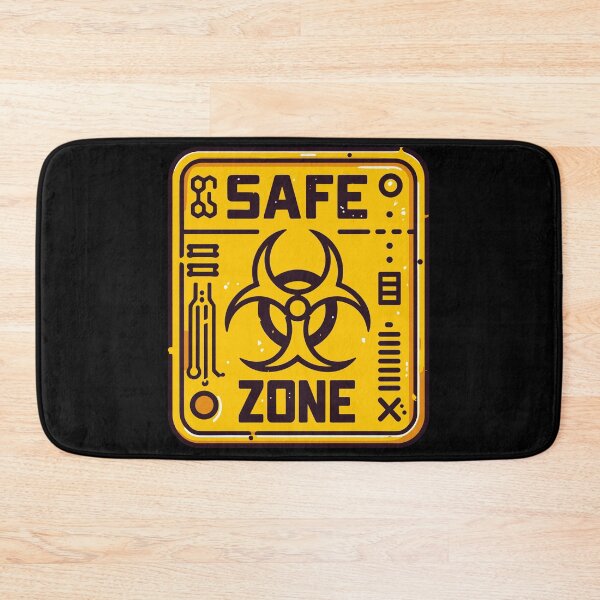 Item preview, Biohazard Safe zone Sign designed and sold by TomFrontierArt.