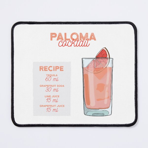 Item preview, Paloma Cocktail Recipe designed and sold by kimberpix.