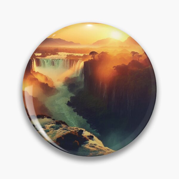 Item preview, Victoria Falls at Sunset designed and sold by badguyduh.