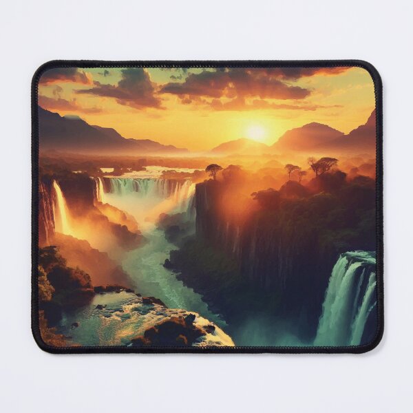 Item preview, Victoria Falls at Sunset designed and sold by badguyduh.