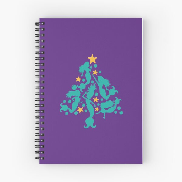 Item preview, Mermaid Christmas Tree Green and Gold designed and sold by ArtMeetsPizza.