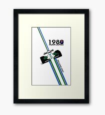 ALAN JONES - WILLIAMS 1980 Framed Print