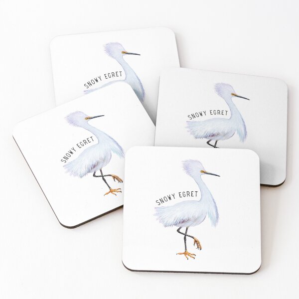 Item preview, Snowy Egret Bird designed and sold by Roy & Tiffany.