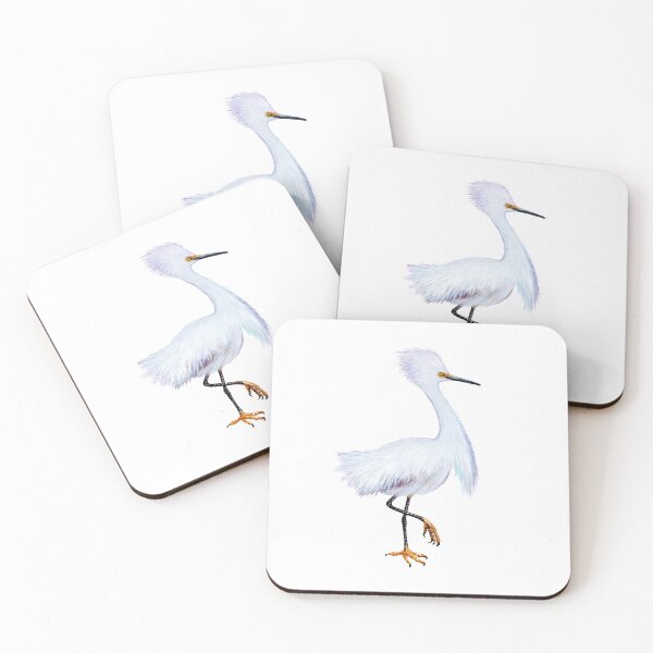 Item preview, Snowy Egret Bird designed and sold by Roy & Tiffany.