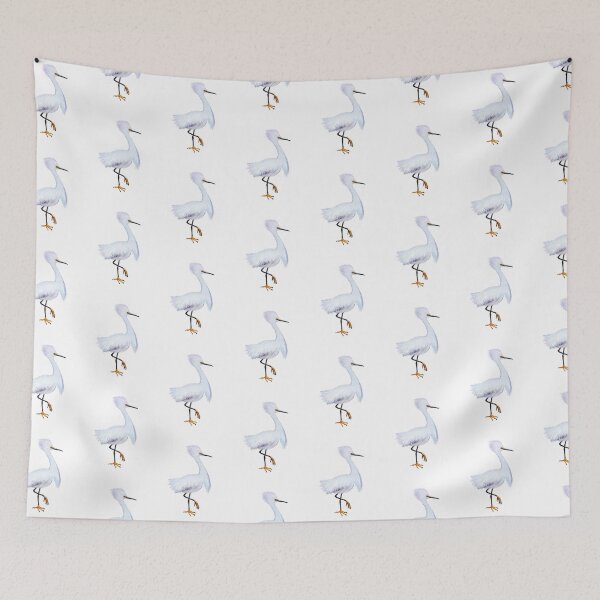 Item preview, Snowy Egret Bird designed and sold by Roy & Tiffany.