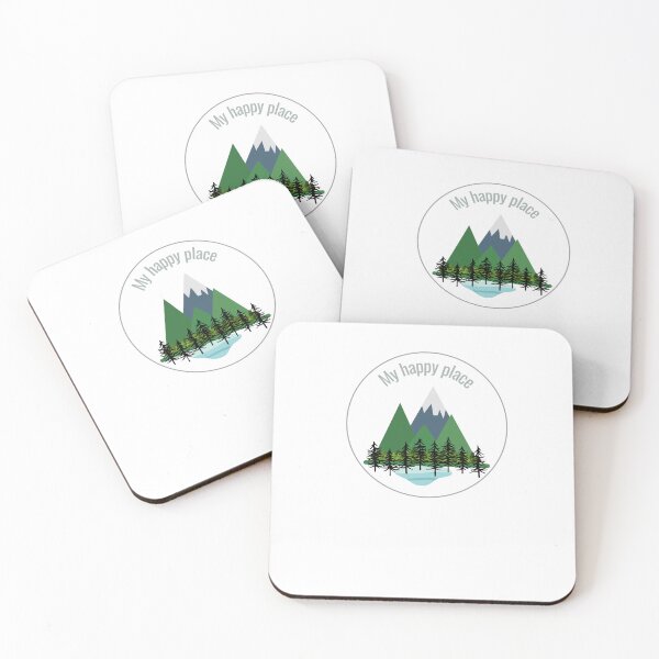 Item preview, Mountains are my happy place designed and sold by Mirth and Magic.