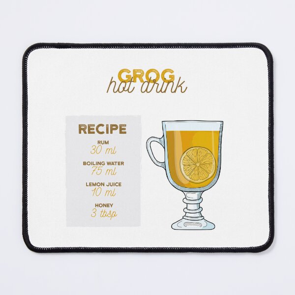 Item preview, Grog Cocktail Recipe designed and sold by kimberpix.