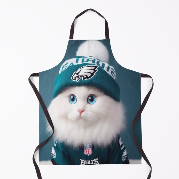 Item preview, White Cat in an Eagles Gear designed and sold by PhillySportz.