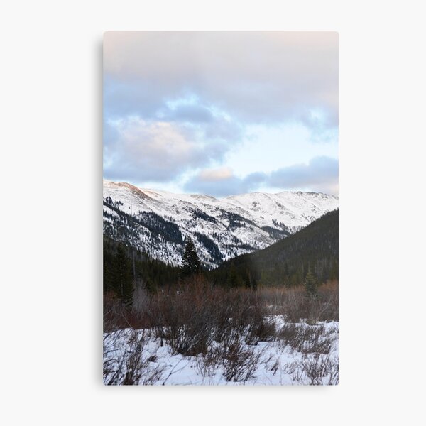 Sunset in the Rockies Metal Print