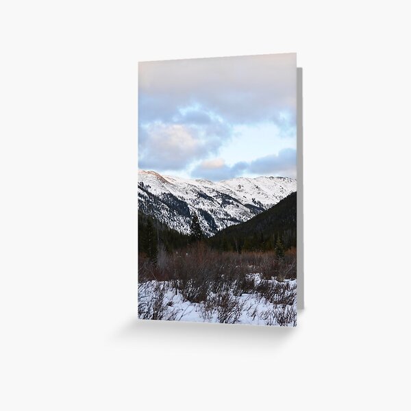 Sunset in the Rockies Greeting Card