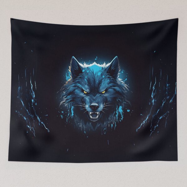 Item preview, Blue WolfDog Digital Art designed and sold by taujiart.