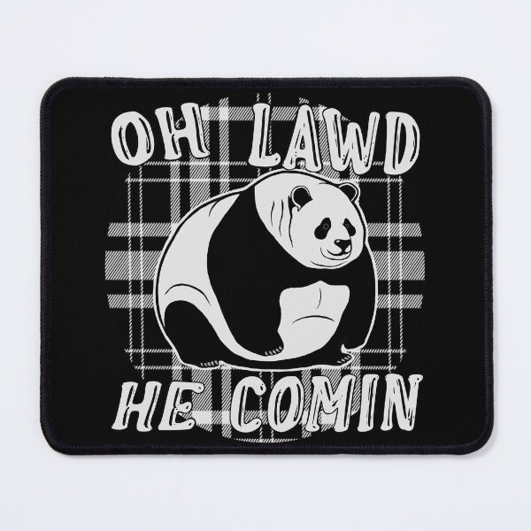 Item preview, Oh lawd he comin, fat panda plaid designed and sold by J-KAP.